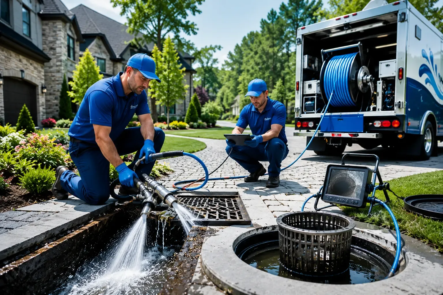 Local outdoor drain cleaning professionals in Aroma Park, IL